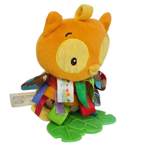 Taggies Whoo Loves You Owl Rattle Baby Sensory Stuffed Animal Plush Toy 7"‎ - Picture 5 of 6